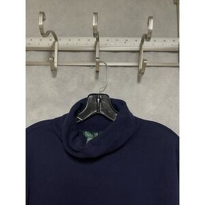 Ralph Lauren Sweater Women's 3X Indigo Active Academia Tunic Turtleneck Outdoors
